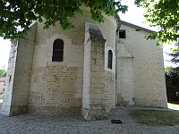 France, Ain, Le Plantay, Eglise, Chevet